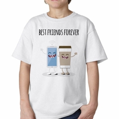 Imagen de Remera Best Friends Celular Y Cafe