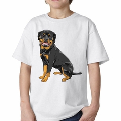 Remera Rottweiler Feliz Sentado - TiendaCubik