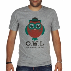 Remera One Wonderful Lad Buho Owl M2 en internet