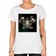 Remera Bones Fire Design #4 en internet