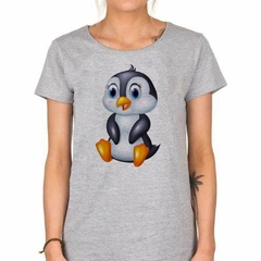 Imagen de Remera Pinguino Bebe Feliz Sonriendo Cute