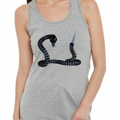 Musculosa Deportiva Robot Snake Tecnologia Moderno