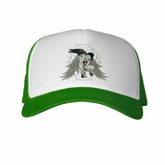 Gorra Mujer Con Alas Y Un Cuervo Artwork - TiendaCubik