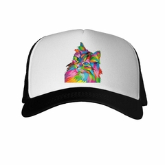 Gorra Gato Pintura Varios Colores Art - comprar online