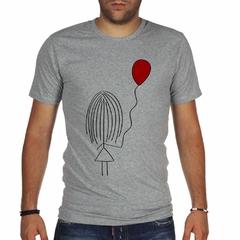 Remera Globo Girl Dibujo Rojo - TiendaCubik