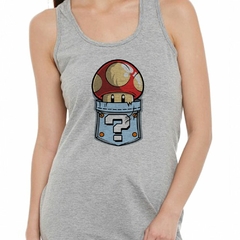 Musculosa Deportiva Mario Hongo Pregunta Juego Play Game - comprar online