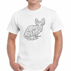 Imagen de Remera Gato Sphynx Vector