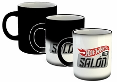 Taza Placa Salon Hotwheels en internet