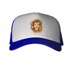 Gorra Leon Cabeza Pintura Watercolor