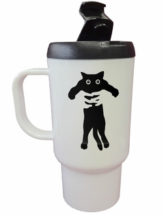 Jarro Termico Gato Negro Manos Cat Black