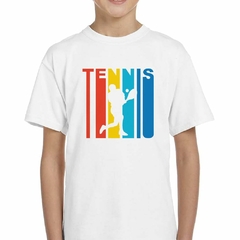 Imagen de Remera Tennis Raqueta Pelota Colores Deporte