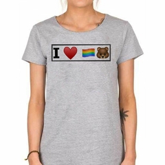 Remera Oso Gay Bandera Corazon Orgullo