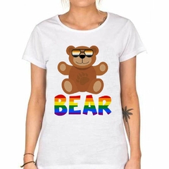 Remera Lentes Bear Oso Colores Bandera Gay - tienda online