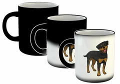 Taza Rottweiler Feliz Sacando La Lengua en internet