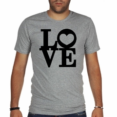 Remera Love Corazon Amor Te Amo - comprar online