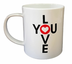 Taza Love You Te Amo Corazon Amor Dia M1 - comprar online