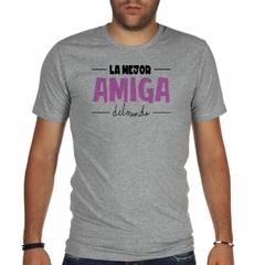 Remera La Mejor Amiga Del Mundo Amistad - TiendaCubik