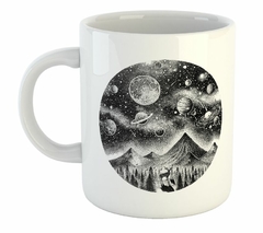 Taza Arte De Constelaciones Y Planetas