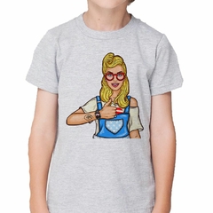 Remera Pop Art Chica Girl Lentes Rubia