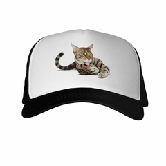 Gorra Gato De Bengala Lamiendose - comprar online