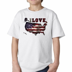 Remera I Love United States #1 - tienda online