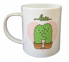 Taza Cactus Enamorado Corazon Love Flower Pot - comprar online