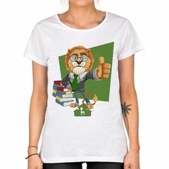 Imagen de Remera Leon Educando Libros Books Maestro