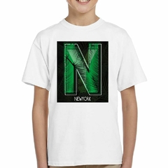 Remera New York N Verde Hojas en internet