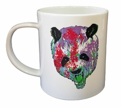 Taza Oso Cara Pintura Colores Enojado Art - comprar online