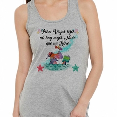 Musculosa Deportiva Libro Dia Mundial Frase Book Para Viajar - comprar online