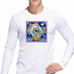 Remera Manga Larga Bola Magica Adivina Simbolo Astrologia