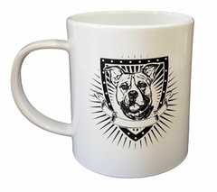 Taza Pitbull Escudo Con Tu Texto - comprar online