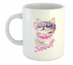 Taza Gato Cool Anteojos Sweet