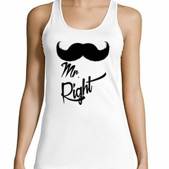 Musculosa Deportiva Mr Right Mostacho - comprar online