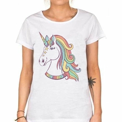 Remera Unicornio Con Estrellas Colores