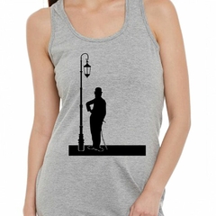 Musculosa Deportiva Charlie Chaplin Sombrero Cine Mudo - comprar online