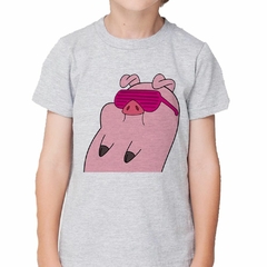 Remera Gravity Falls Pato Cerdit Rosa Lent