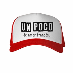 Gorra Un Poco De Amor Frances Negro Love en internet