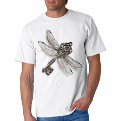 Remera Key Dragonfly Diseño Dibujo Art Llave en internet