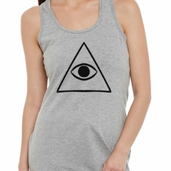 Musculosa Deportiva Triangulo Con Un Ojo Vector - comprar online