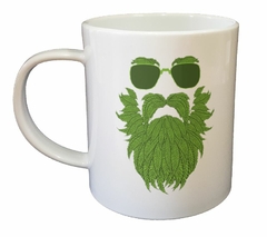 Taza Barba Cannabis Lentes Verde - comprar online