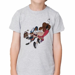 Remera Gravity Falls Dipper Anda Mabel Dibujo