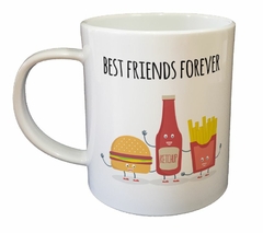 Taza Best Friends Papas Ketch Y Hamb - comprar online