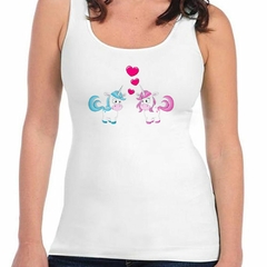 Musculosa Deportiva Unicornios Enamorados Love Corazon