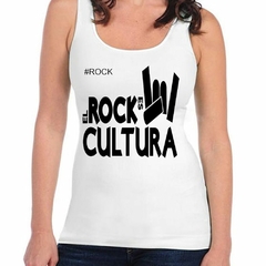 Musculosa Deportiva El Rock Es Cultura