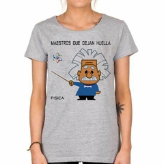 Remera Maestro De Fisica Huella Ainstein