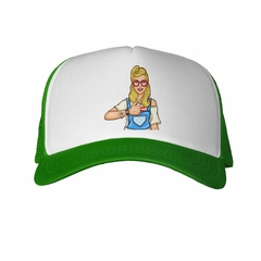 Gorra Pop Art Chica Girl Lentes Rubia - TiendaCubik