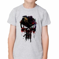 Remera Calavera Watercolor Punisher Serie Tv