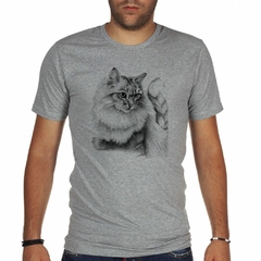 Remera Gato Dibujo En Lapiz en internet