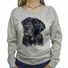 Musculosa Perro Labrador Chocolate Watercolor